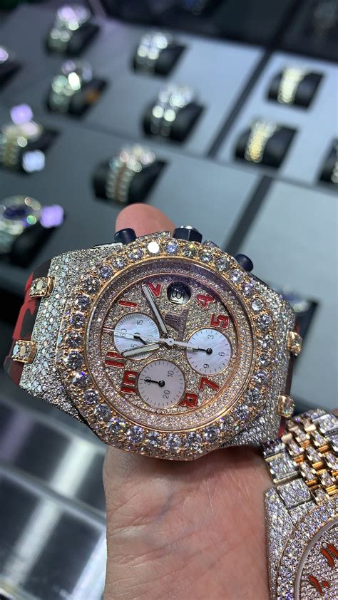 replica bust down watch|expensive iced out watches.